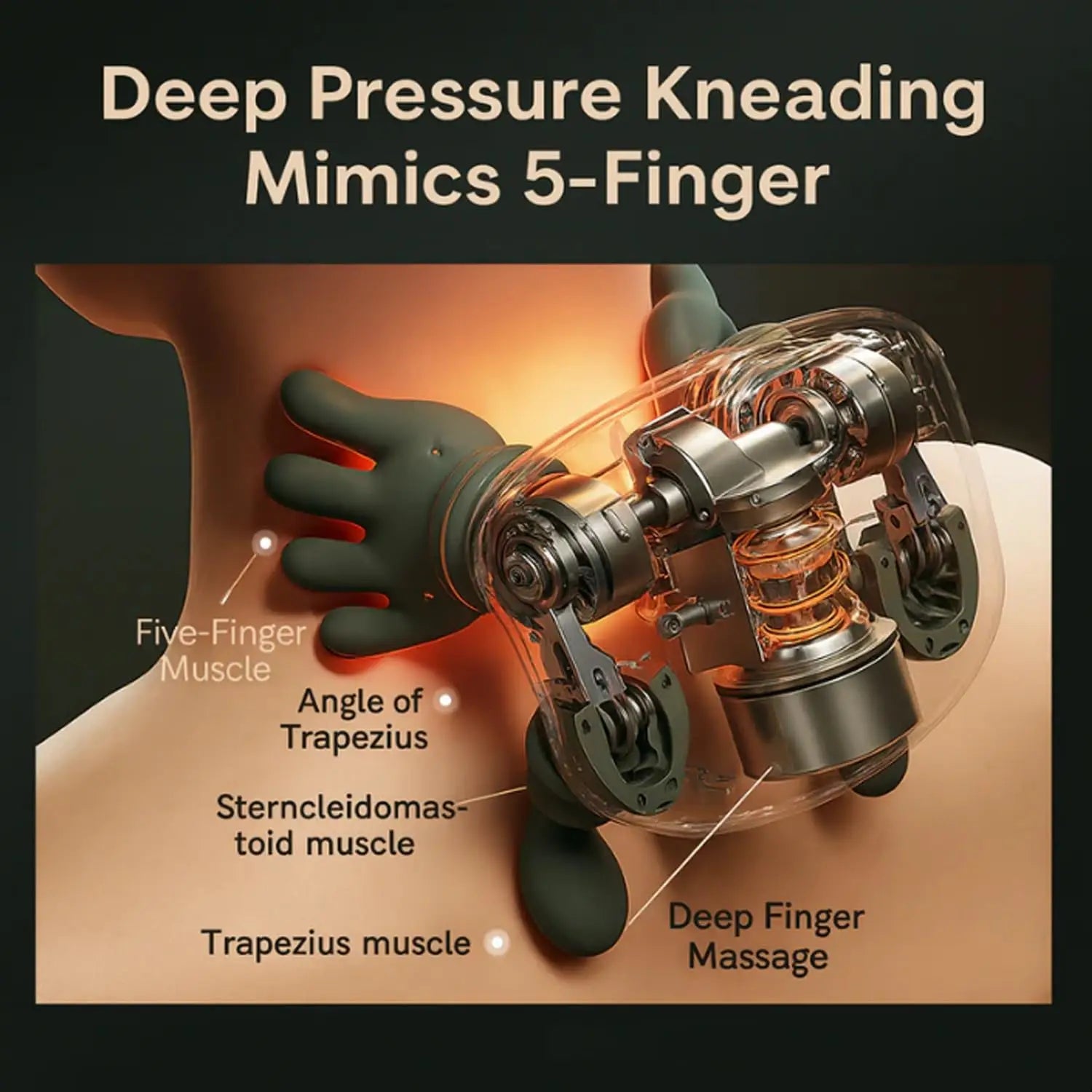 Tiny Hands Neck Massage Device Premium